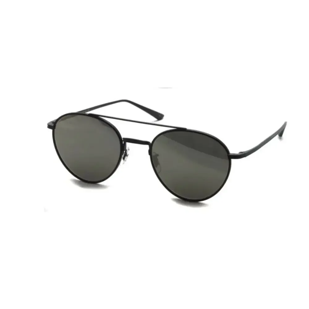 Oliver Peoples x The Row Nighttime Titanium Aviators Matte Black / Grey Lens